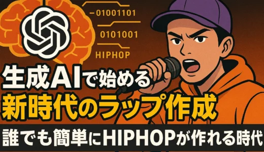 AIがあなたのラップデビューを叶える！スマホ1つで本格HIPHOPが作れる驚きの方法