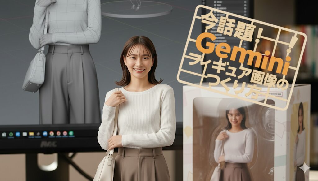 今話題！Geminiでできるフィギュア画像のつくり方！