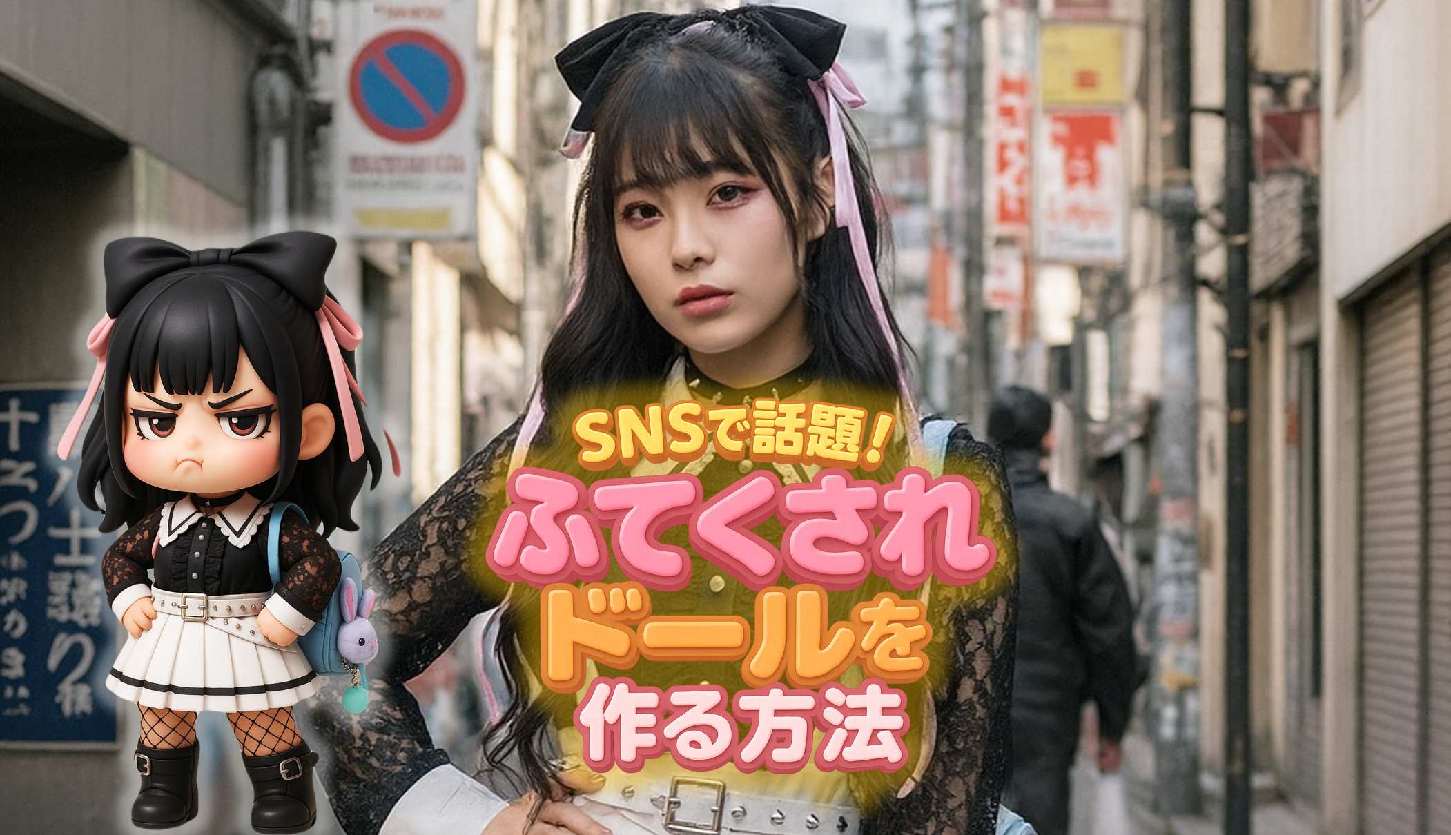 SNSで話題！チャットgpt × ふてくされドールの作り方【独自プロンプト掲載】