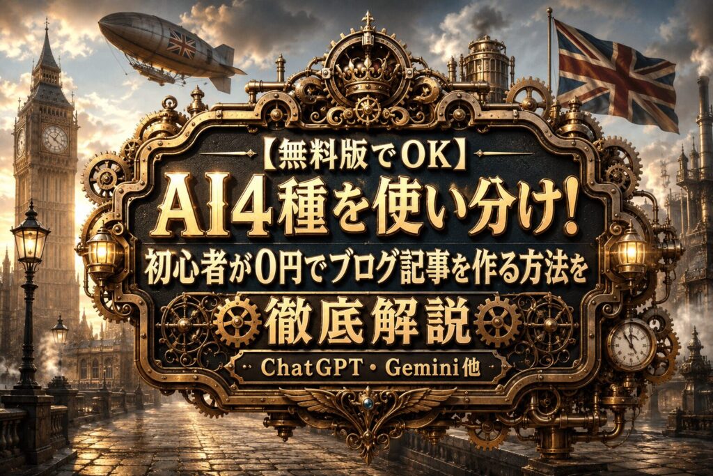 AIでの画像生成比較用のサンプル画像。chatGPTを使用したアイキャッチ画像。